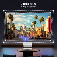 Mini Proyector Portátil Inteligente C880 con Android, Compatible con 4K, para Juegos, Cine en Casa, LED 1280*720P, Mini Proyector de Bolsillo