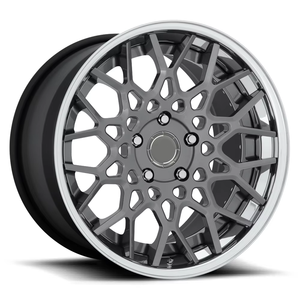 Fashion Spider Mesh Three Piece Forged Aluminium Alloy Rim With Wheel Center Cap Universal Fit Passenger <b>Car</b> Wheel Custom - Product Image 6