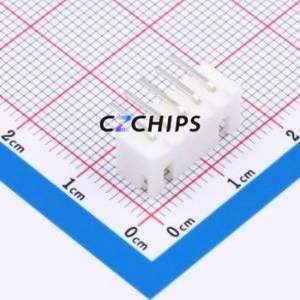 HC-XH-5AW-TW Wire-to-Board Pin Header Bent Lead Through Hole,P=2.5mm Connector 1x5P 2.5mm Right Angle Insert XH - Product Image 2