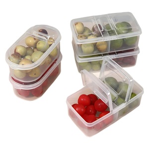 Food Storage <b>Container</b> Rectangle <b>Plastic</b> <b>Lid</b> Portable For Children Fruit Box Refrigerator Safe - Product Image 5