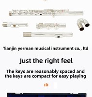 Elman Alto Flute YCF-62 White Brass Silver-Plated G Major Tone Instrument Performance Test