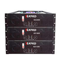 Sınıf H 2000W profesyonel 2 kanallı aktif 8 Ohm Metal AC Powered amplifikatör açık sahne konserleri ve partiler için