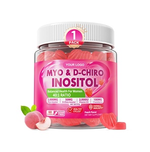Vigoworld Vegan myo-inositol Gummies với Ashwagandha & <span class=keywords><strong>Choline</strong></span> & folate bổ sung cho phụ nữ chu kỳ khỏe mạnh và miễn dịch tổng thể - Product Image 1