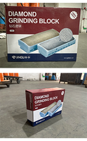 Forme de rectangle de bloc abrasif Fickert diamant haute performance pour le support OEM de polissage de quartzite industriel personnalisé