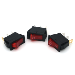 Trong suốt màu đỏ và màu đen chuyển đổi Joystick 220V AC Power Rocker chuyển đổi cho hộ gia đình thiết bị - Product Image 2