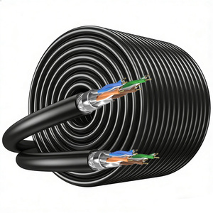 Cat8 Ethernet 22awg BC SFTP LAN <b>Cable</b> 305M Cat8 Copper <b>Communication</b> Wire Ethernet <b>Cable</b> - Product Image 5
