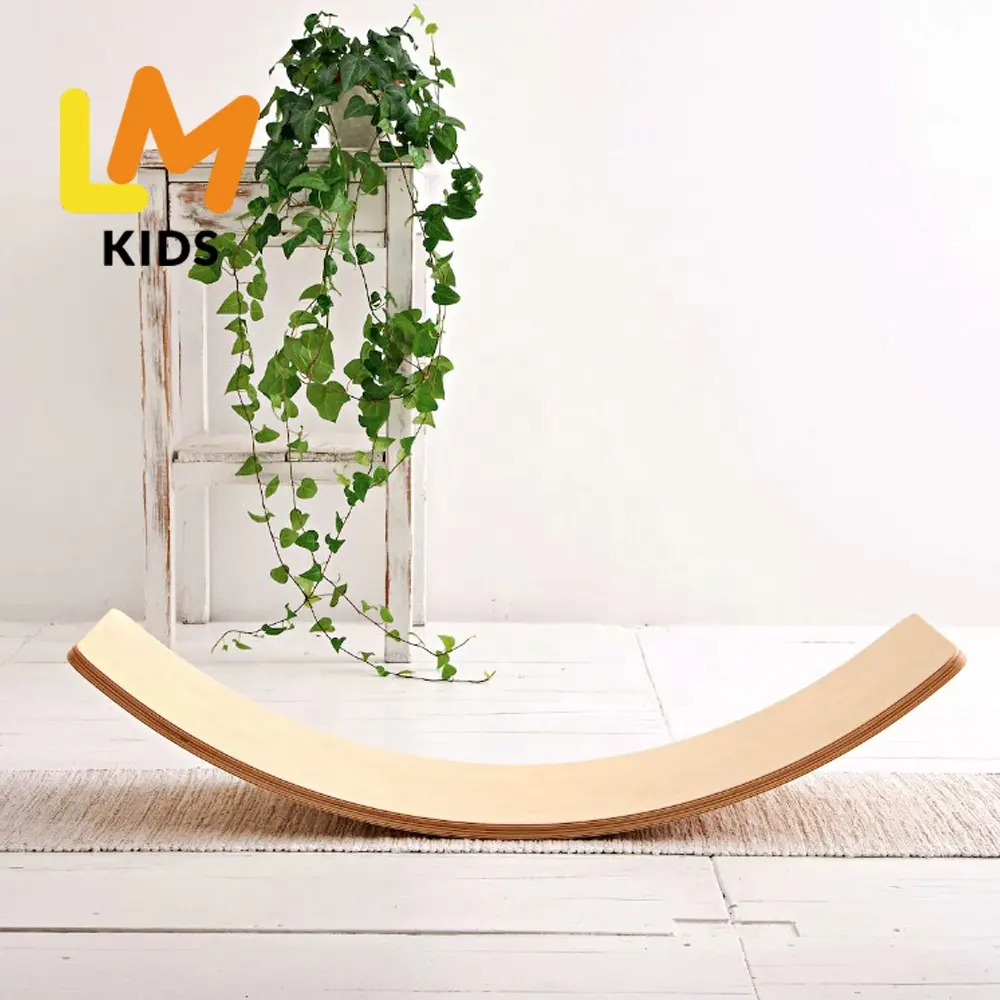 LM KIDS Wooden balance board kids play wood balancing boards premium quality ready for export produced in Vietnam