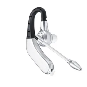 Long Play Time Single Wireless Earbuds Earpiece Earhook Business Headset 180 Degree Rotating Sports Headphones