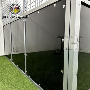 Caja de establos galvanizada barata de tamaño personalizado para caballos, puerta corredera con relleno de HDPE para alquiler - Product Image 4