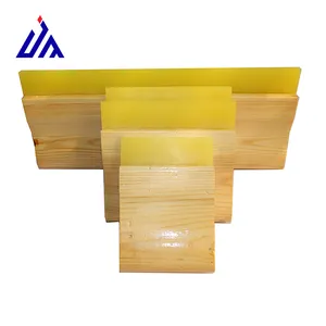 manual silk screen printing wooden squeegee sharpener rubber polyurethane handleaccessories screen printing squeegee blades