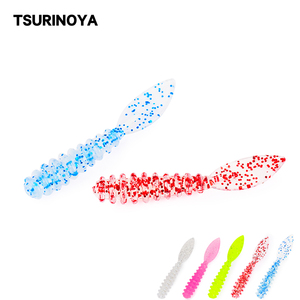 TSURINOYA — appât souple pour <span class=keywords><strong>la</strong></span> pêche au Rockfishing, leurre pour attraper des poissons, matériel pour pêcher des ver dans le Rockfishing, nageur, japonais, 36mm, 0.4g, UV - Product Image 1