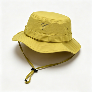 Chapeau Bob Personnalisé avec Logo pour l'Extérieur, Léger, Séchage Rapide, Protection Anti-UV, Anti-Vent avec Cordon, Unisexe, pour Sport, Voyage, Pêche - Product Image 3