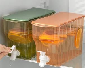 <span class=keywords><strong>Distributeur</strong></span> de boissons glacées en plastique avec robinet sans fuite <span class=keywords><strong>Distributeur</strong></span> de boissons pour réfrigérateur avec robinet pour fête - Product Image 1