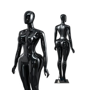 Maniquí de <span class=keywords><strong>Cuerpo</strong></span> Completo para Boutique, Maniquí Femenino Curvilíneo BBL, Cintura Pequeña y Caderas Anchas, Maniquíes de <span class=keywords><strong>Cuerpo</strong></span> Completo Dorados - Product Image 5