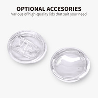 Gobelet isotherme en acier inoxydable à double paroi 304 de 12 oz avec couvercle, personnalisable avec logo, pour le vin, le café, les voyages et le bureau