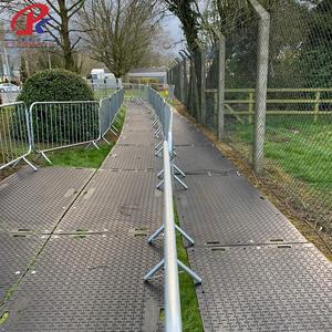 Barrière temporaire robuste antirouille pour concert, événement, barrière de contrôle des foules <span class=keywords><strong>en</strong></span> acier galvanisé - Product Image 3