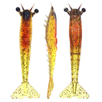 NOUVEAU Leurre Souple OEM 95mm 115mm en Forme de Crevette Bionique, 2 Pièces/Boîte, Réaliste et Multi-Segmenté pour la Pêche en Eau Salée