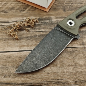 Cuchillo Fijo de Acero 8Cr13MoV de 3.70 Pulgadas con Mango Completo de Fibra de Nylon Antideslizante para Camping y Aventura en la Selva, Ideal para DIY y OEM - Product Image 4