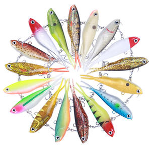 9.5cm 20g en Stock Twintails VIB Soft Vibe Casting Pêche en mer Leurre Crochets 3D Imprimé Plomb Softbait VIB Pêche avec 3x - Product Image 6