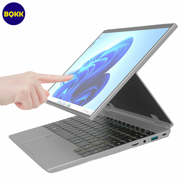 14 Inch OEM ODM Touch Screen Business Laptops Personal and Home Laptops Intel N5105 Quad Core 7 Color Backlit Keyboard Tablet
