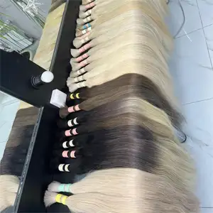 Индийские накладные волосы Remy, вьетнамский поставщик, необработанные девственные поставщики волос, 100% индийские человеческие волосы, пучок