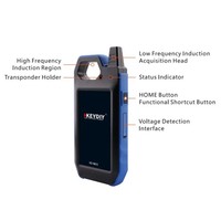 Programador de Llaves de Auto Portátil KEYDIY MAX con USB, Batería de 12V, Compatible Universalmente con Llaves de Auto (Material ABS)