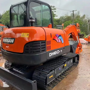 Doosan รถขุดตีนตะขาบมือสองขนาด6ตัน DH60ทำงานต่ำได้รับการรับรอง CE - Product Image 1