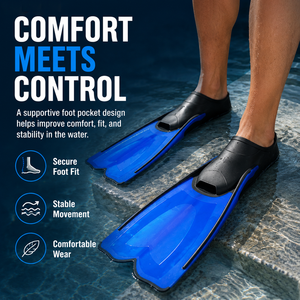 <span class=keywords><strong>Aletas</strong></span> de Buceo de Pie Completo con Impresión Personalizada, <span class=keywords><strong>Aletas</strong></span> de Buceo Libre con Pala Angulada para Mayor Eficiencia, <span class=keywords><strong>Aletas</strong></span> Ajustables para Snorkel y Viajes - Product Image 5