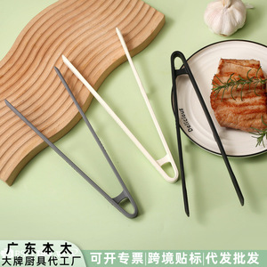 Korean Style Silicone Barbecue Tongs Heat Resistant Non Slip Full Coverage Food Tongs For Grilling Cooking BBQ <b>Tools</b> - Product Image 4