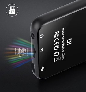 Reproductor MP3 con botón táctil de 2,4 pulgadas, altavoz incorporado BT, 16 GB, compatible con tarjeta TF de hasta 128 GB, Walkman de música sin pérdidas para estudiantes y deportes - Product Image 3