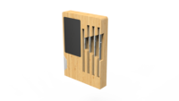 Thermomètre de cuisson sans fil intelligent pour barbecue via connexion APP, ±0.5 ° Lecture précise avec 4 sondes en acier inoxydable
