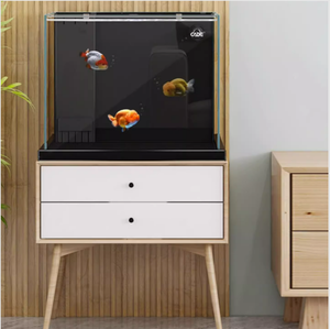 CADE โต๊ะ<span class=keywords><strong>กระ</strong></span>จกแบบประหยัดพลังงาน ทนทาน แยกส่วนเปียกและแห้ง ใช้ได้กับน้ำทะเลและน้ำ<span class=keywords><strong>จืด</strong></span> สำหรับจัดสวนน้ำขนาดเล็ก แบบไร้ขอบ ทำความสะอาดตัวเองได้ - Product Image 1