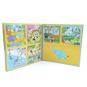 Offre Spéciale livre de coloriage de dessin d'eau magique réutilisable livre d'eau magique jouets de dessin pour fille et garçons