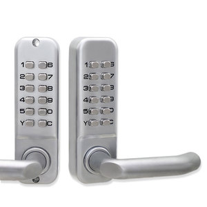 <span class=keywords><strong>Serrure</strong></span> de porte extérieure en acier <span class=keywords><strong>à</strong></span> combinaison <span class=keywords><strong>mécanique</strong></span> avec boutons sur la poignée - Product Image 3