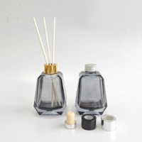 Pot en verre haut de gamme diffuseur de roseau aromathérapie huile de parfum sans feu diffuseurs de roseau de luxe pour assainisseur d'air intérieur