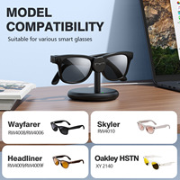 Station de charge électrique intelligente pour lunettes connectées, alimentée par IA, adaptateur pour lunettes VR, support de charge de bureau Modèle C