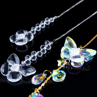 Nouveaux pendentifs prismes en cristal pour décoration extérieure et intérieure, attrape-soleil en cristal