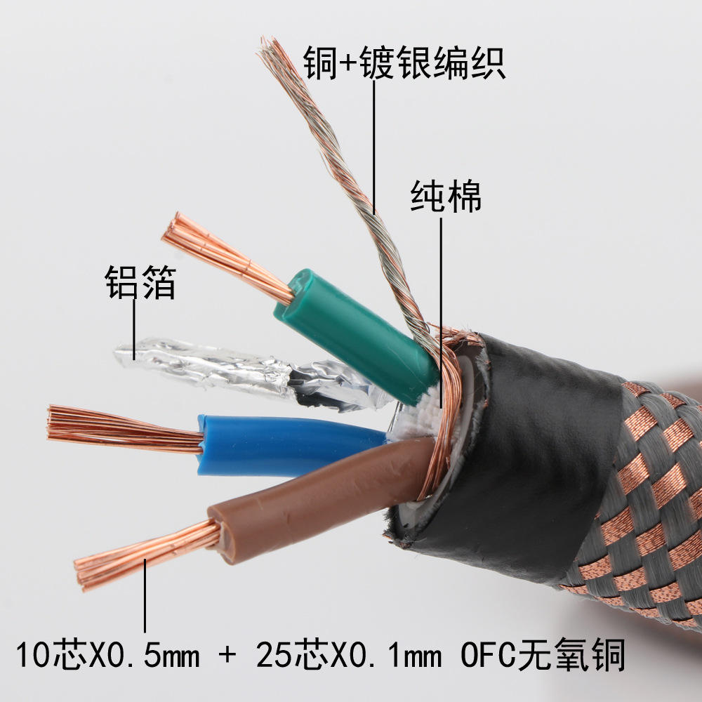 Accuphase 40th Anniversary OFC Power Cord Extension for HiFi Audio