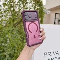 Coque arrière magnétique avec anneau de charge sans fil et protection d'objectif surélevée pour iPhone 18 Pro et 18 Pro Max, fabriquée à Guangzhou (360 Forros)