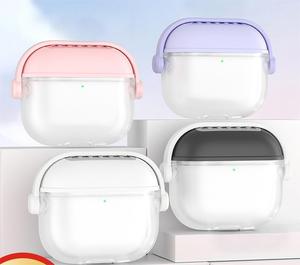 Étui de protection en silicone souple pour écouteurs Apple AirPods 4, avec support et anneau, protection intégrale anti-chute. - Product Image 2