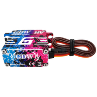 Servo numérique programmable GDW G95 25KG 0.06Sec HV à engrenages en acier, moteur brushless 25T standard pour avion RC et hélicoptère
