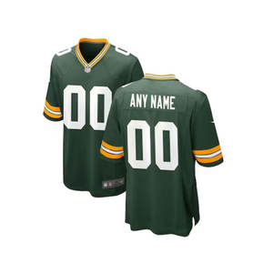 قمصان كرة القدم الأمريكية للرجال مطبوعة حسب الطلب بأكمام قصيرة قابلة للتنفس بالجملة لجميع الفرق مع رقعة مخيطة مخصصة - Product Image 3