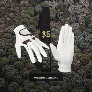 Gants de golf en cuir véritable blanc, antidérapants, à doigts entiers, pour hommes adultes, légers, durabilité longue durée, dernière conception - Product Image 3