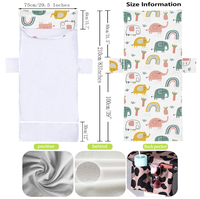 Serviette de plage imprimée en microfibre conçue sur mesure, housse de chaise longue en tricot avec propre logo