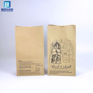 Customised Logo Greaseproof Paper Sandwich <b>Bags</b> Food Packaging-Hamburger Potato Chips Recyclable Flexo Printing - Product Image 4