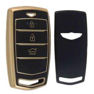 Huanyue propose des housses de clés de voiture en gros pour Genesis Royce et autres modèles à 3 clés plus anciens. - Product Image 2