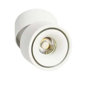 Faretto da incasso a superficie bianco nero 13W plafoniera a led Down Lights