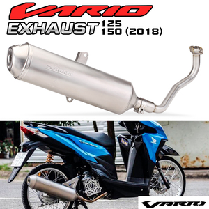 Escape de Motocicleta para Vario150 Vario125 Click125 Click150 4road Tubo de Conexión Frontal de Acero Inoxidable Años 2018 2019 - Product Image 3