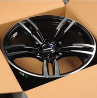Jantes de voiture de tourisme Bozhe Black Machine pour 437M M2 M3 325 328 330 335 428i, fabrication par flow forming, 17 18 19 20 pouces, 5X112 5X120, décalées