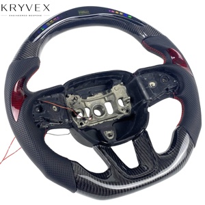 Volante Deportivo Kryvex para <span class=keywords><strong>Dodge</strong></span> SRT Challenge, Estilo Deportivo, LED Personalizado, Fibra de Carbono, para Jeep Grand Cherokee - Product Image 5